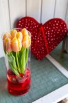 Vaso con Tulipani Vaso con Tulipani