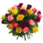 Bouquet di roselline corte, colori in armonia o contrasto